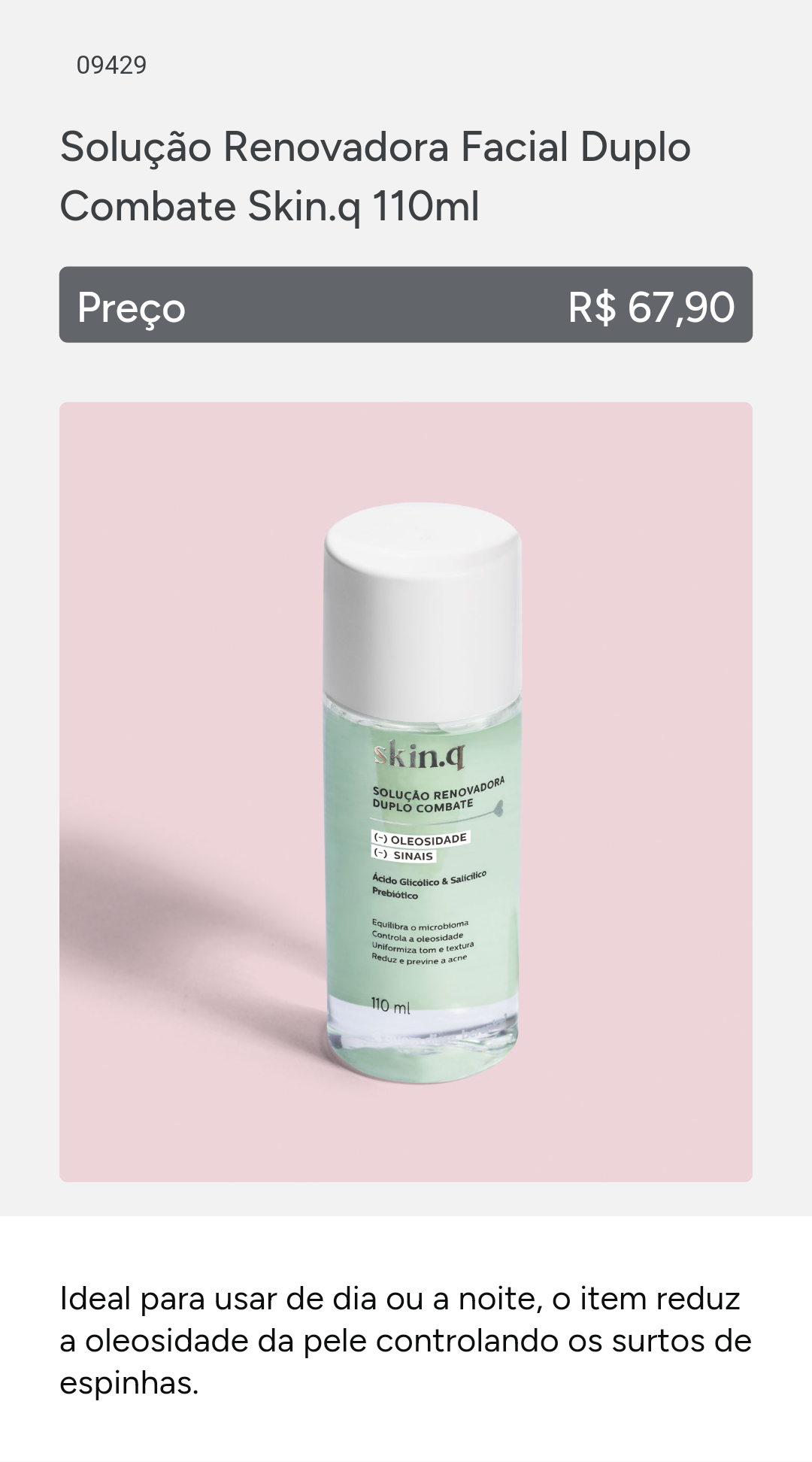 Solução Ronovadora Facial