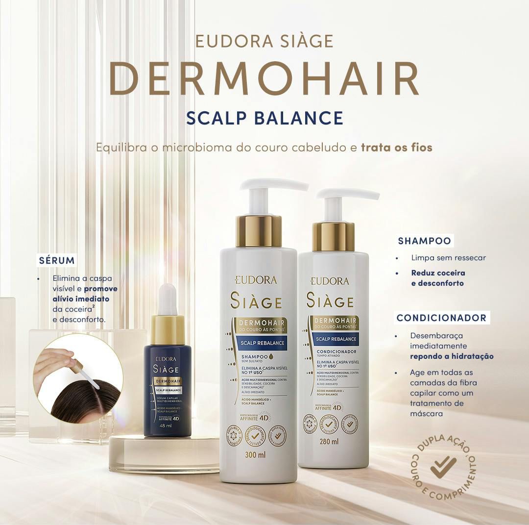 Kit Scalp Balance EUDORA 3 itens