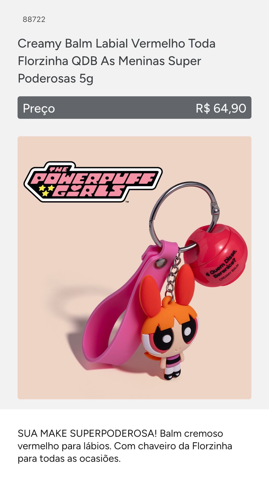 Lançamento Balm QDB meninas Superpoderosas!