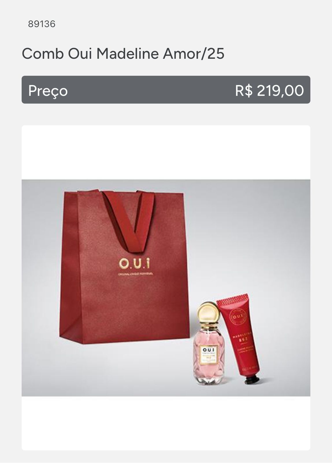 Presente OUI MADELEINE!