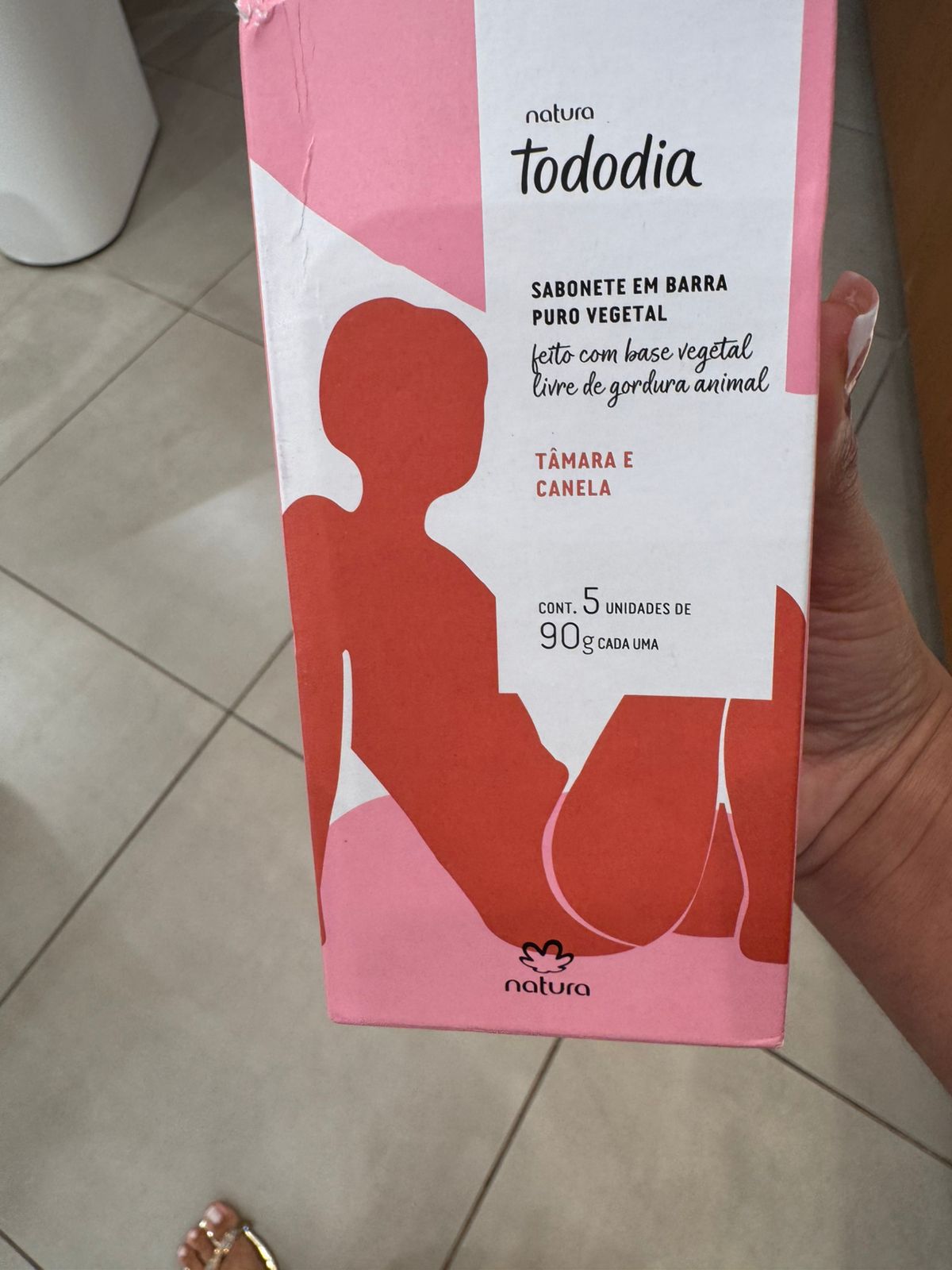 Caixa de Sabonete 5 unidades Natura