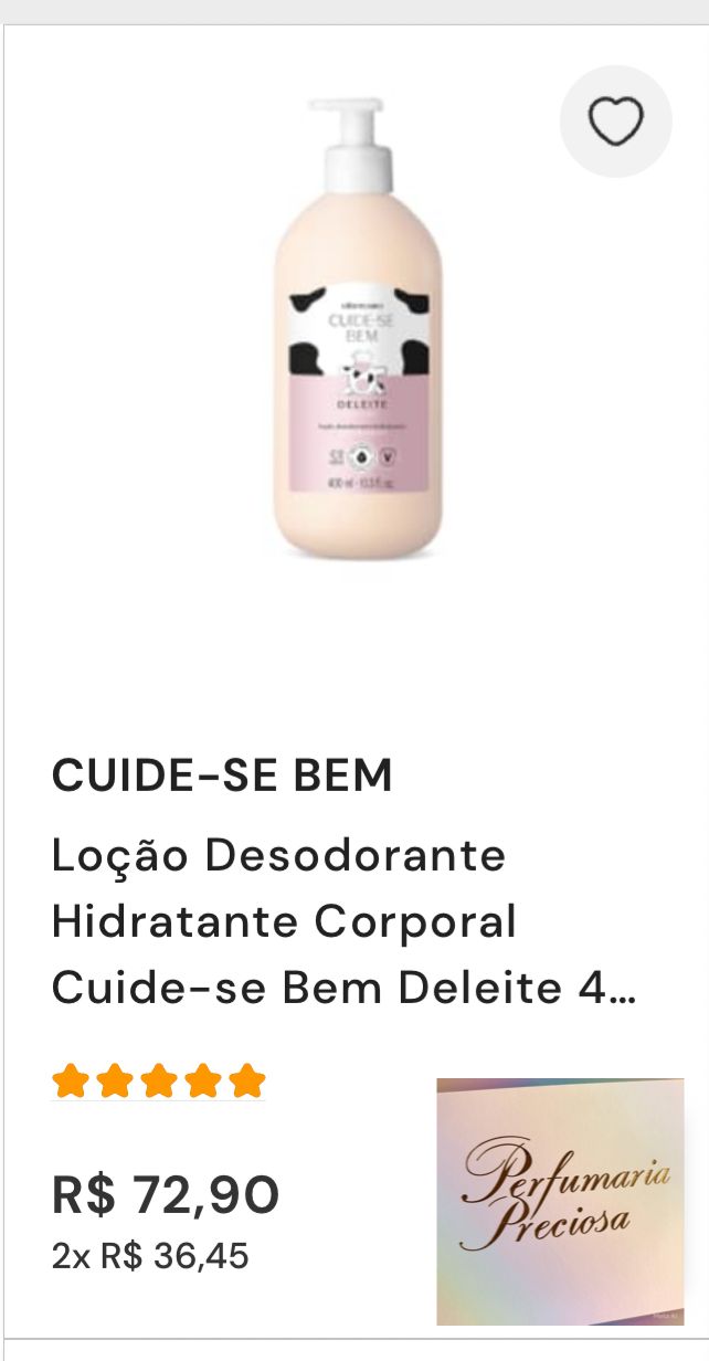 Loção Hidratante Deleite