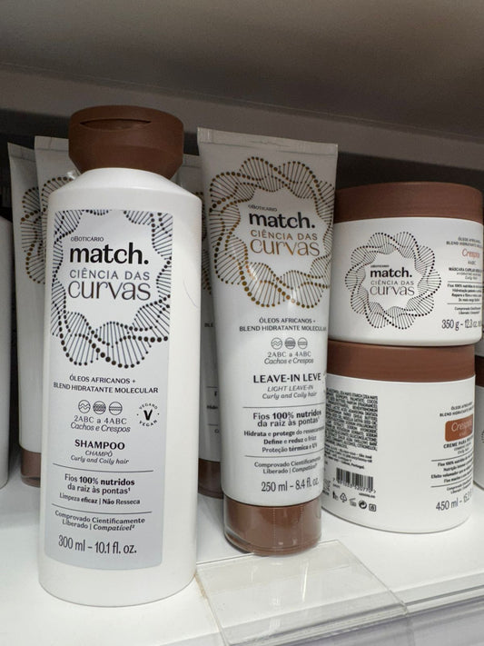 Kit Match ciência das curvas 4 itens!