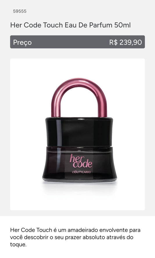 Her Code Touch Eau de Parfum