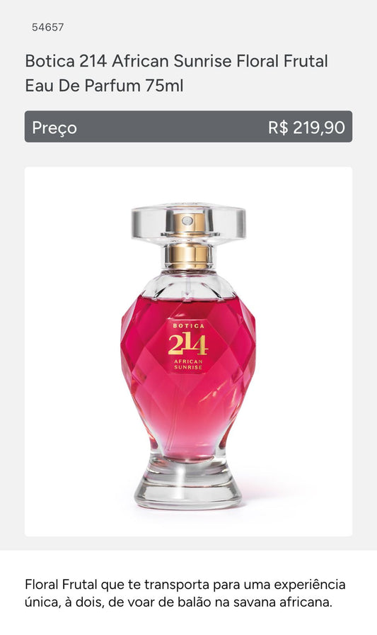 214 African Sunrise Floral Frutal