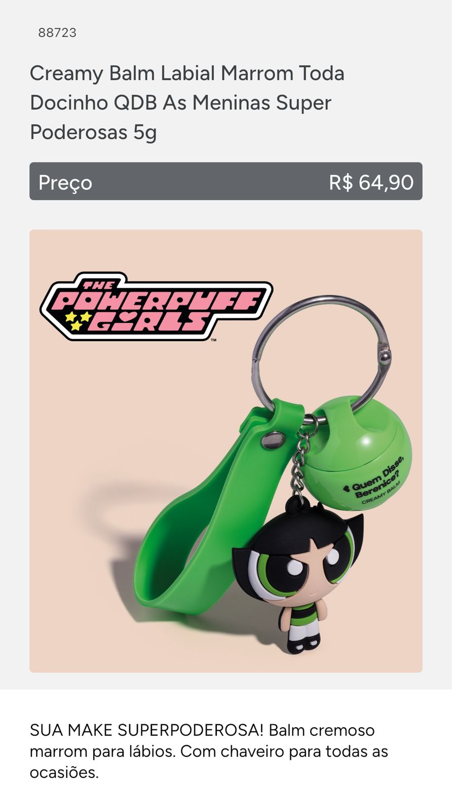 Balm QDB Meninas Superpoderosas
