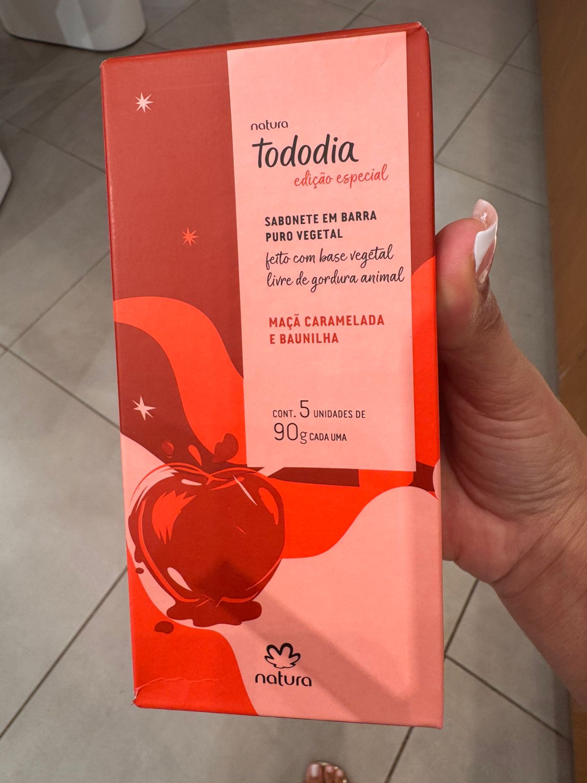 Caixa de Sabonete 5 unidades Natura