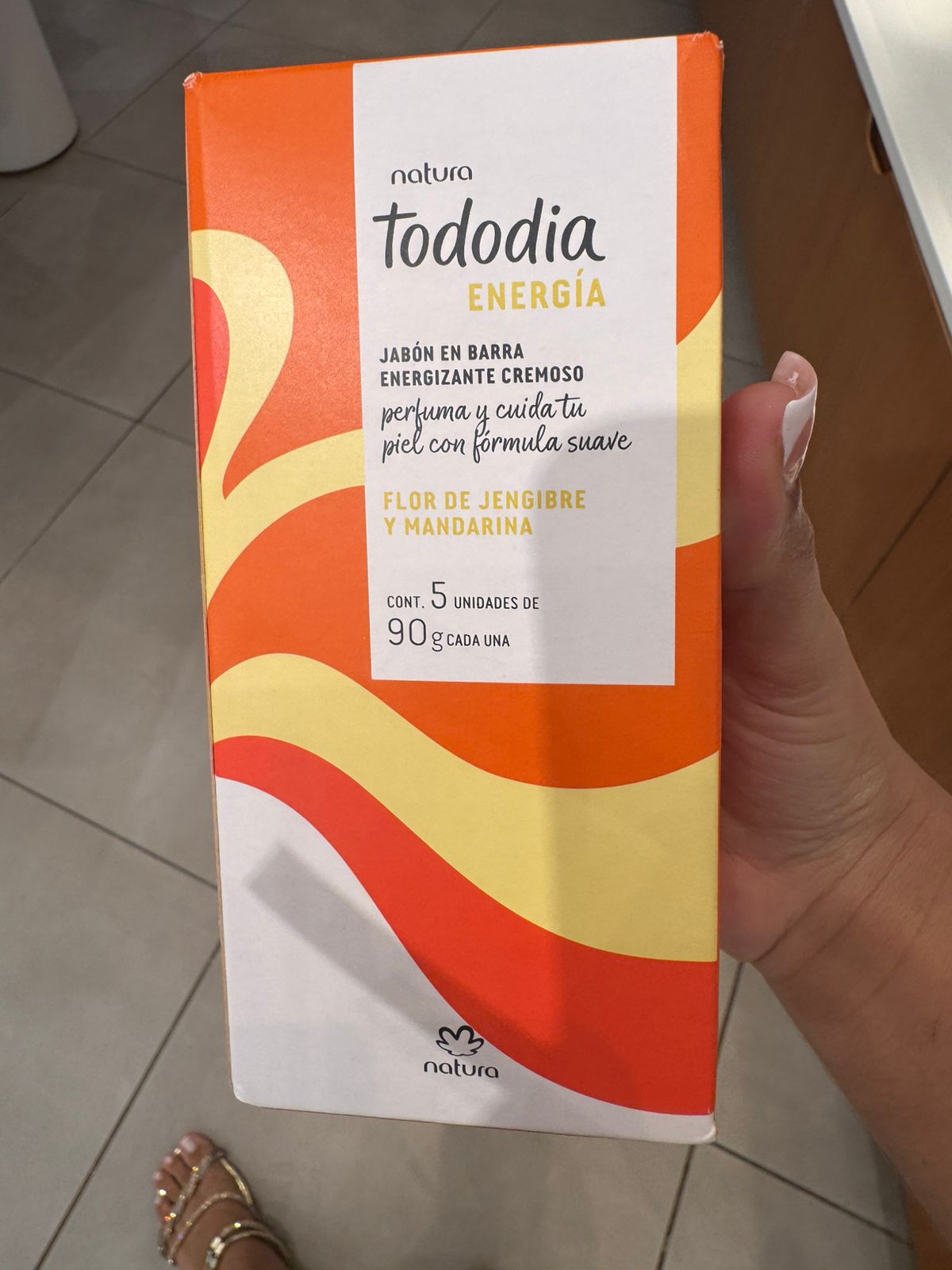 Caixa de Sabonete 5 unidades Natura