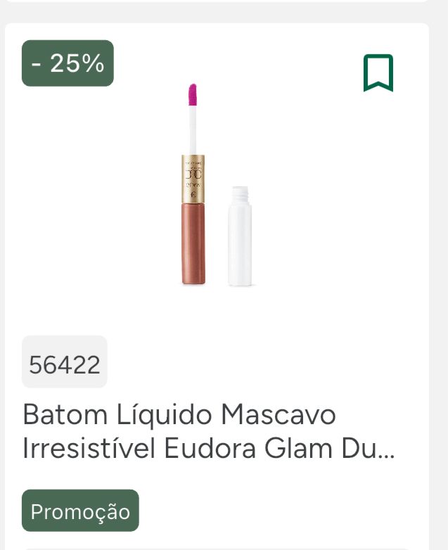 Batom liquido Glam DUO CLINICAL
