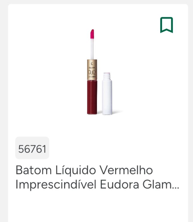 Batom liquido Glam DUO CLINICAL