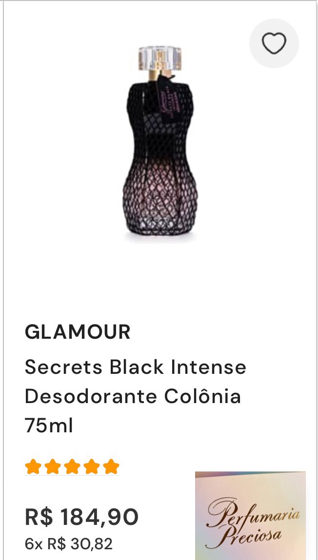 Glamour Secrets Black