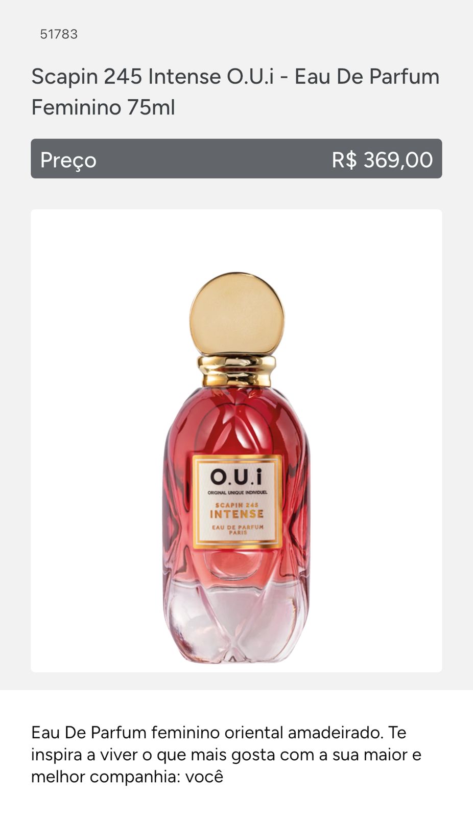 OUI Scapin INTENSE