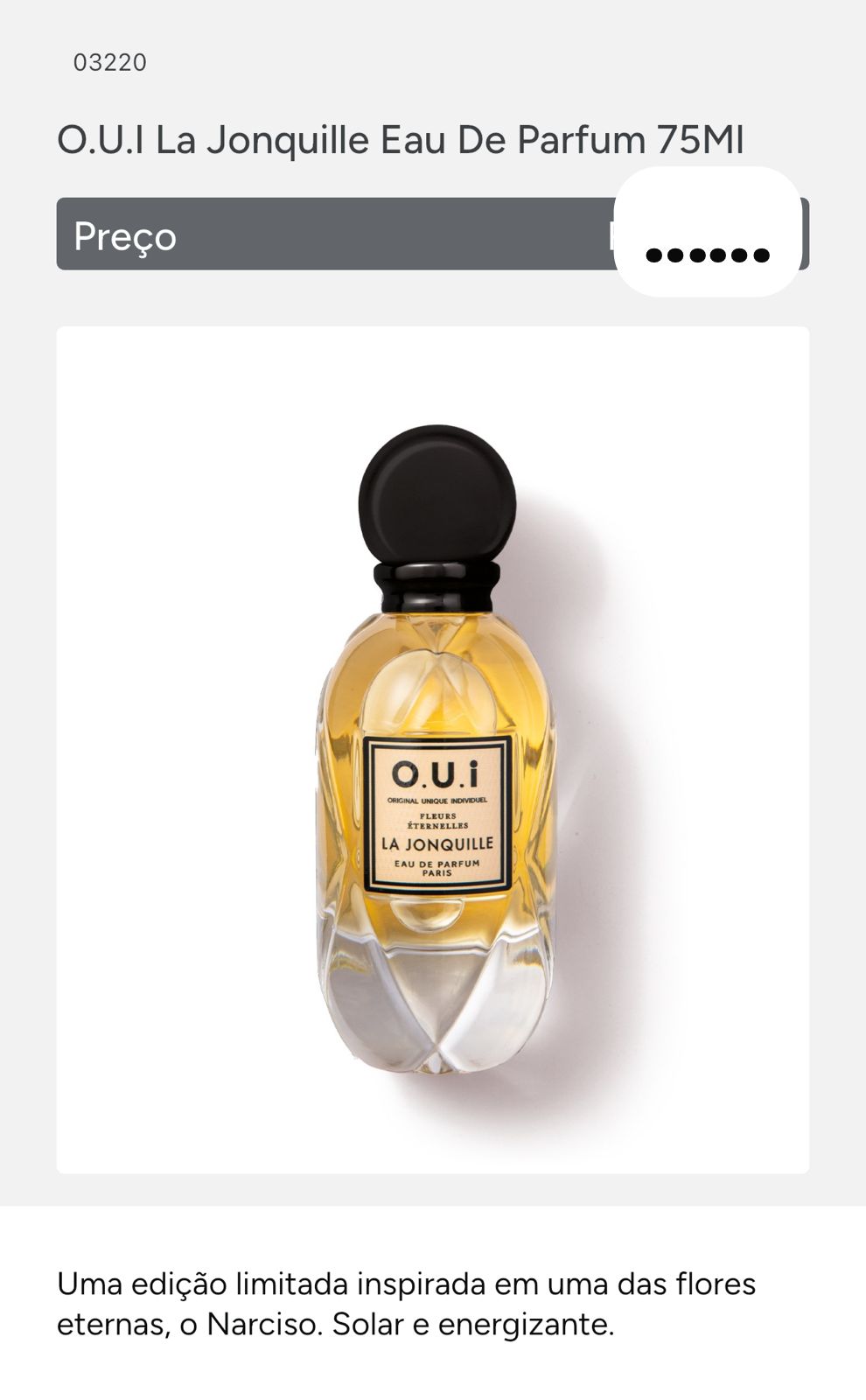 OUI LA JONQUILLE EDP 75ml