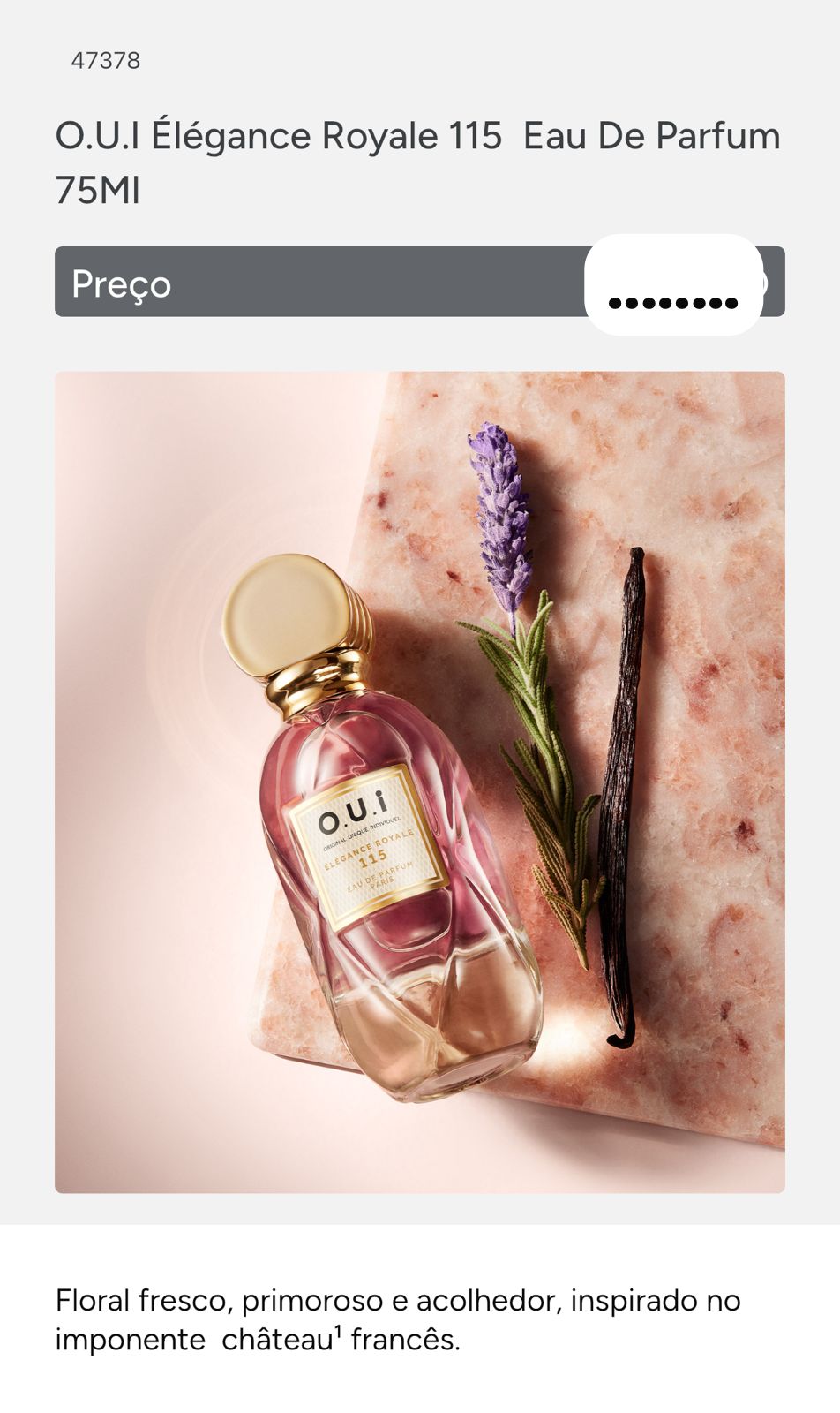 OUI Élégance ROYALE 115 EDP 75 ml
