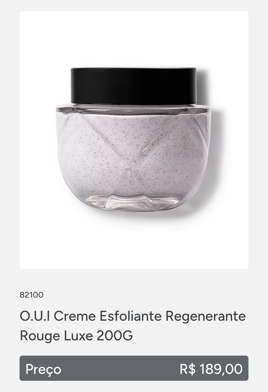 OUI esfoliante corporal ROUGE